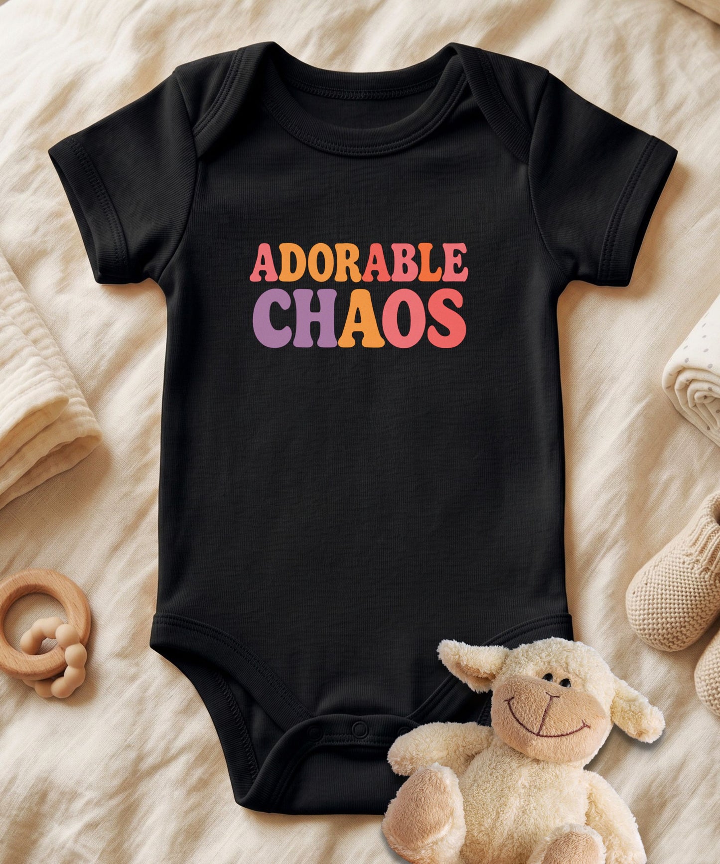 Adorable Chaos Baby Bodysuit