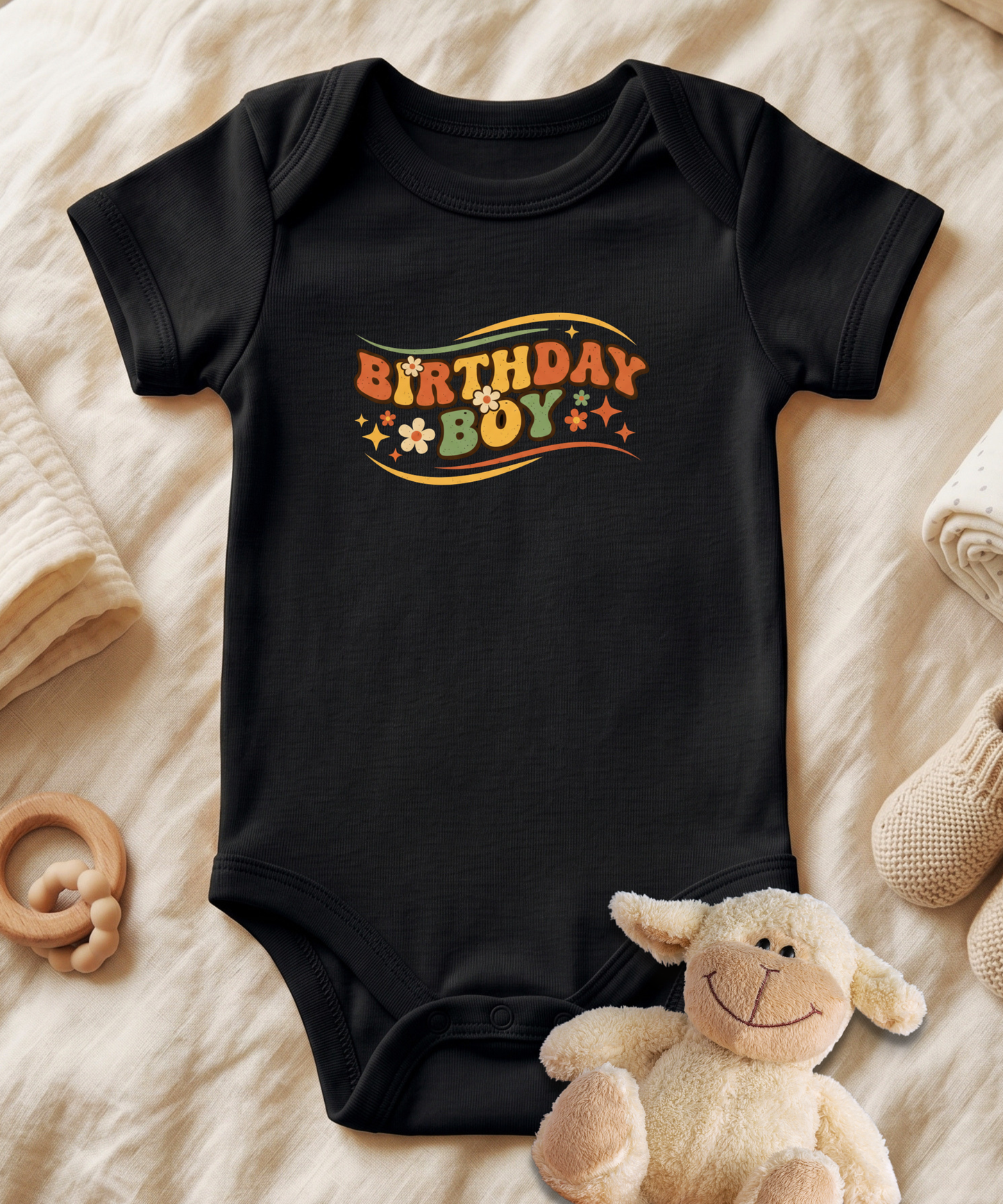Birthday Boy Baby Bodysuit