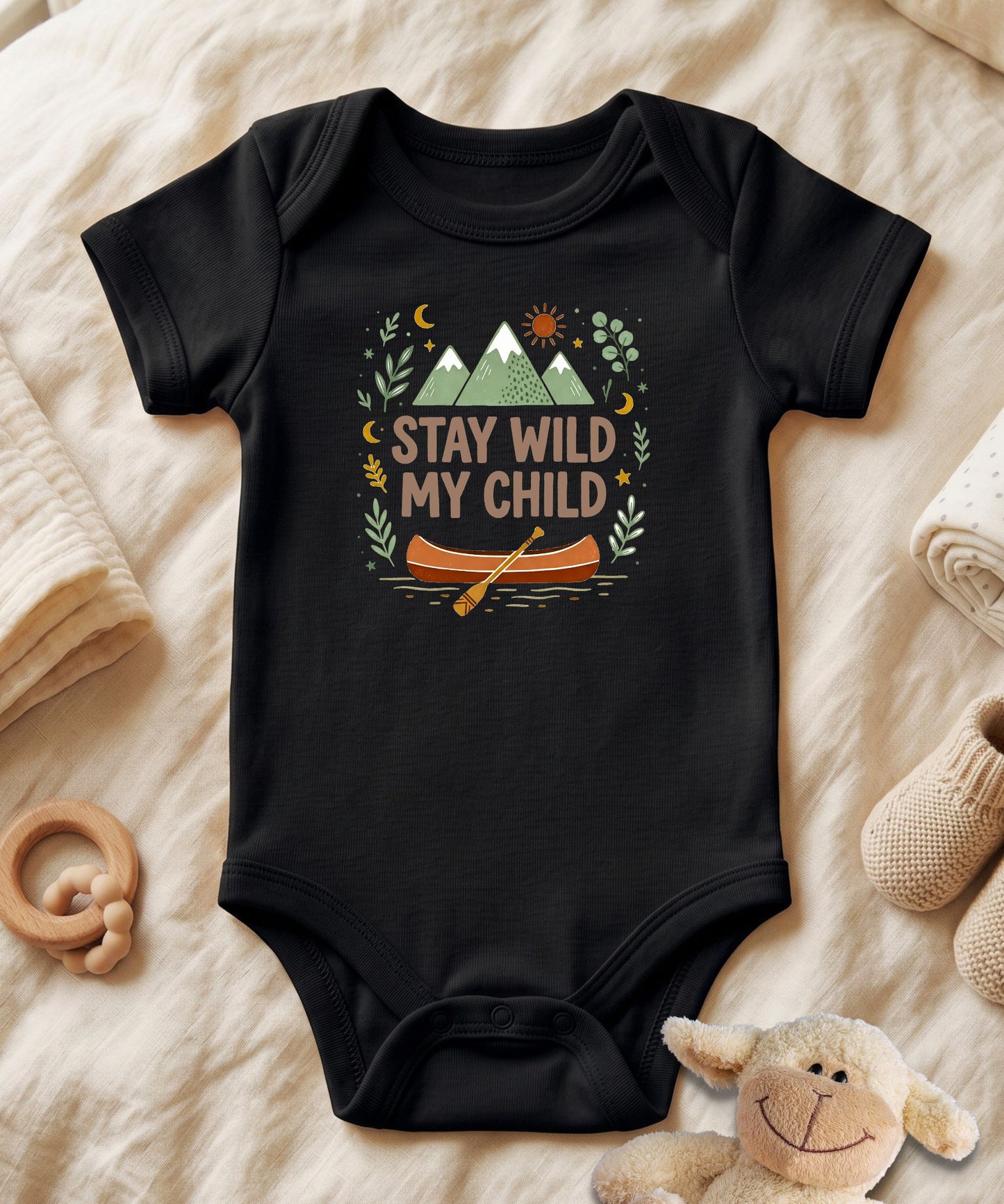 Stay Wild My Child Baby Bodysuit