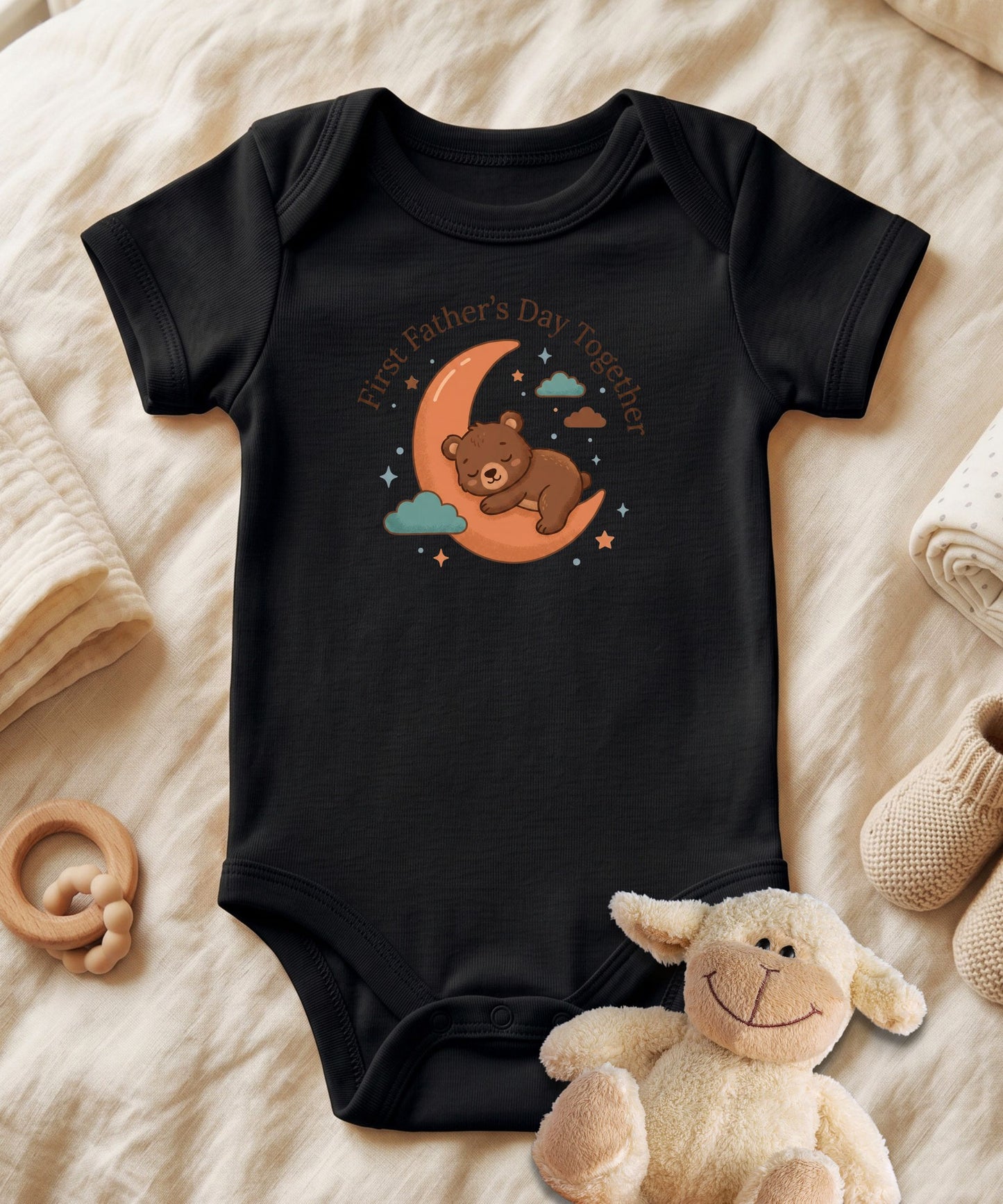 First Father's Day Together Baby Bodysuit
