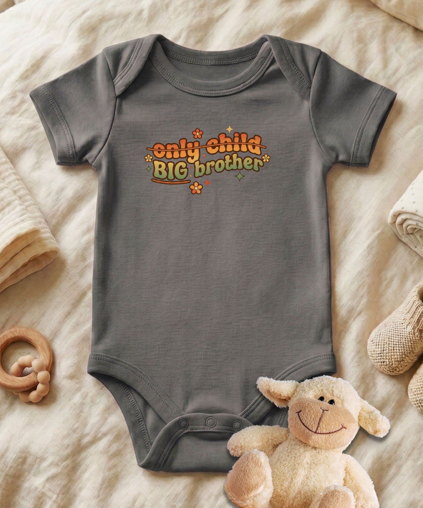 Only Child Big Brother Baby Bodysuit
