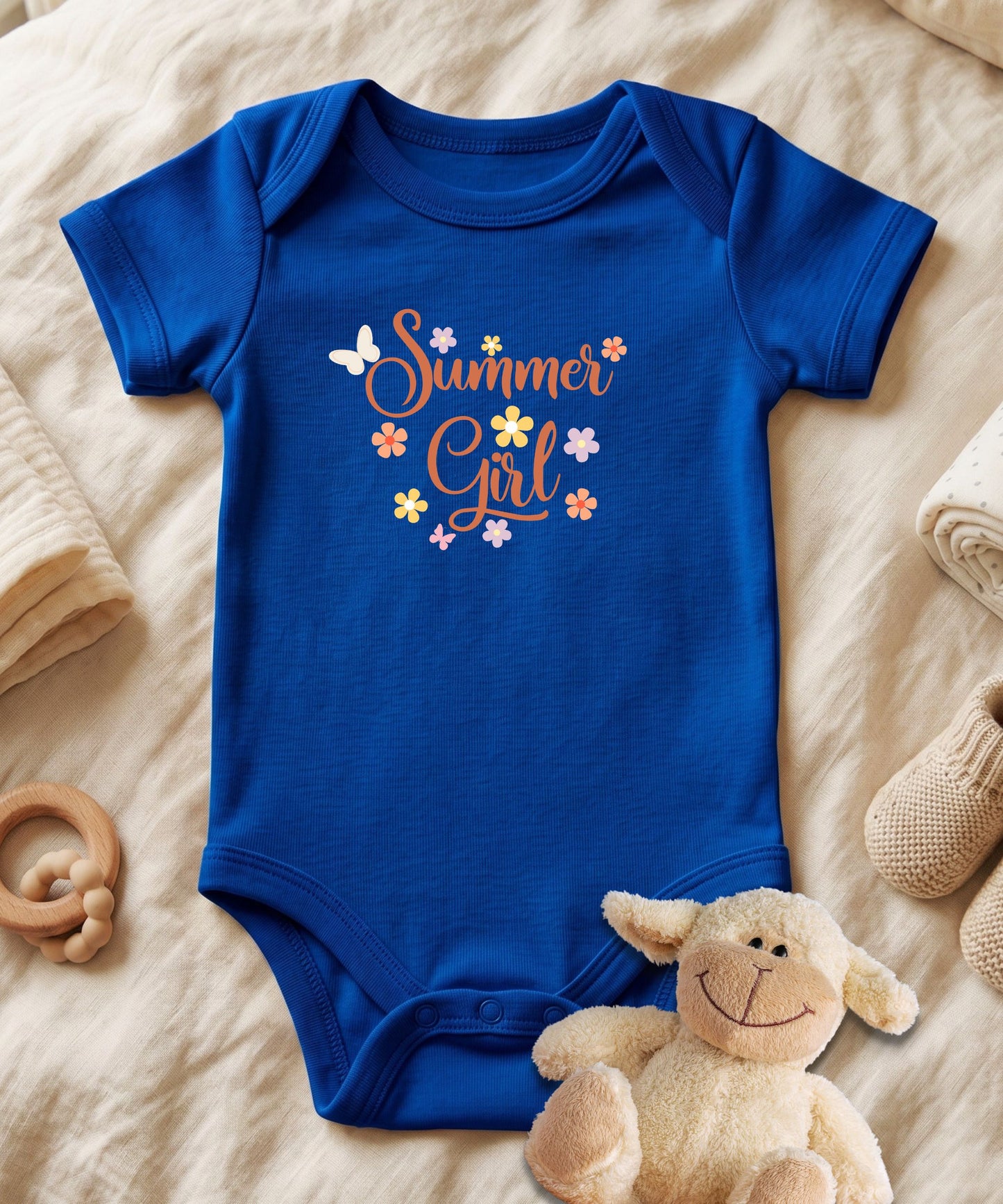 Summer Girl Baby Bodysuit