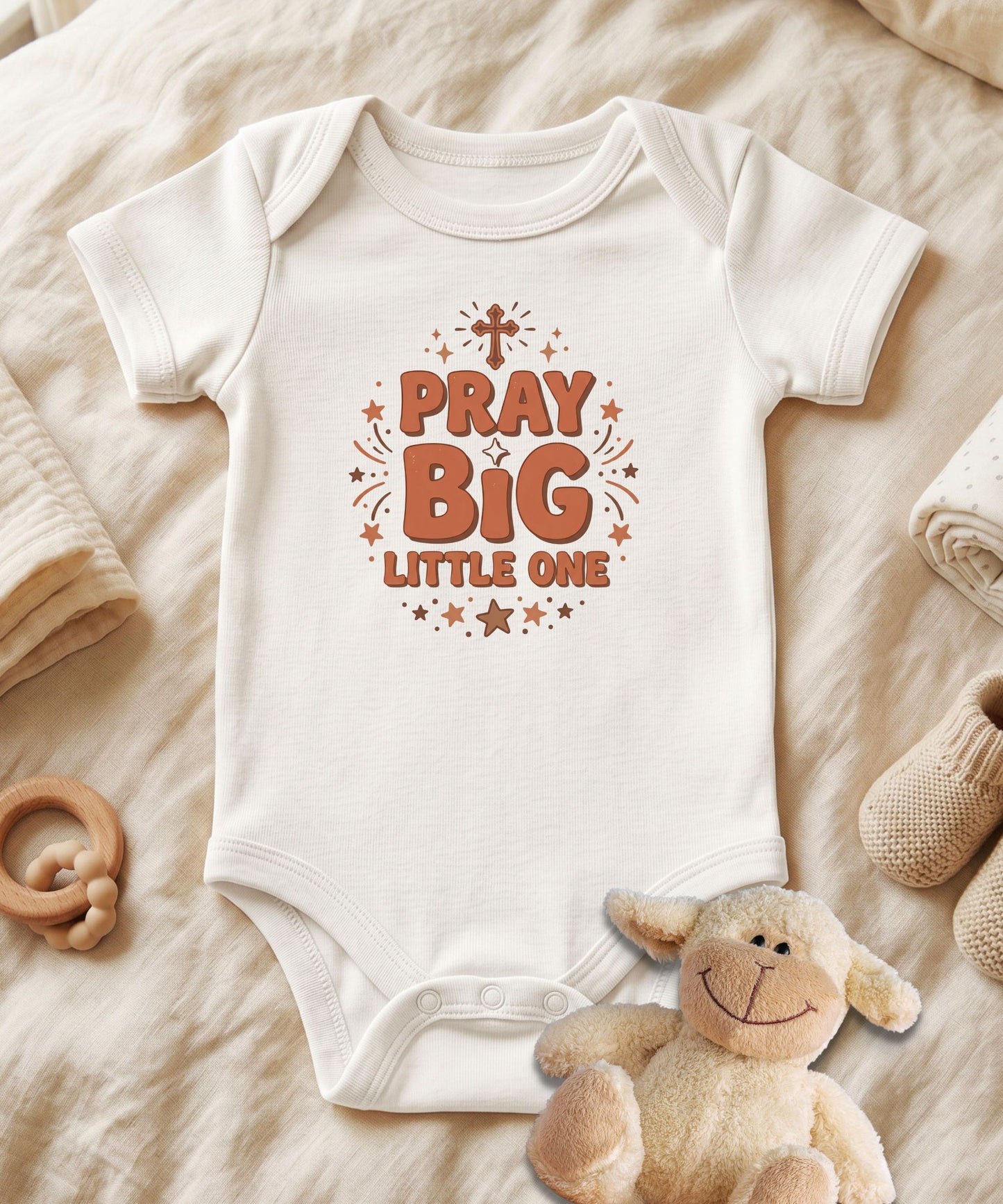 Pray Big Baby Bodysuit