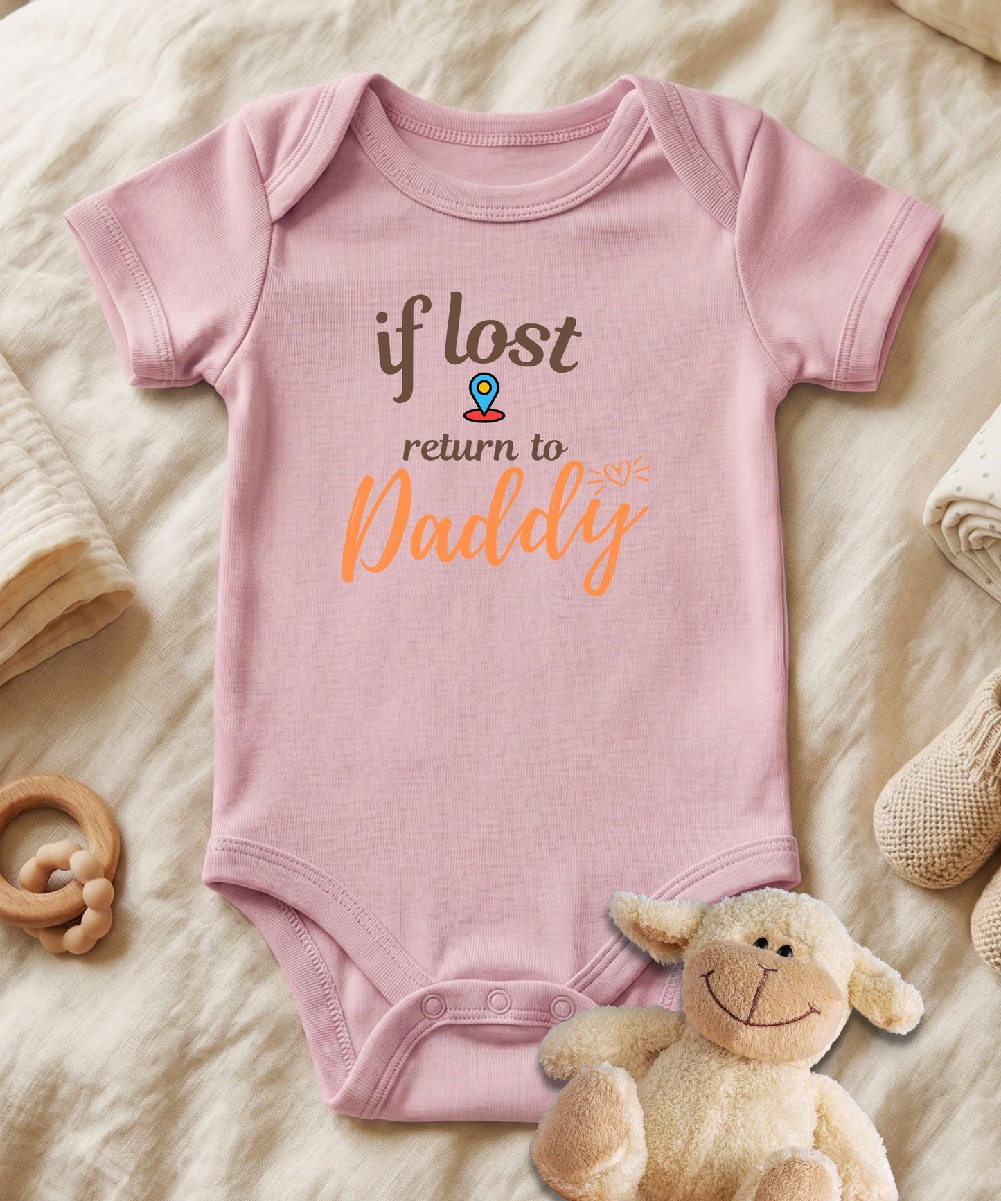 If Lost Return to Daddy Baby Bodysuit