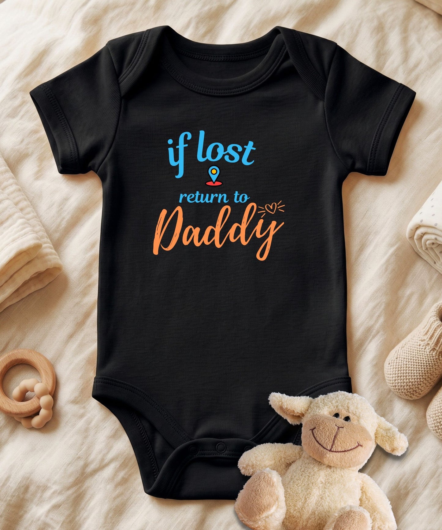 If Lost Return to Daddy Baby Bodysuit