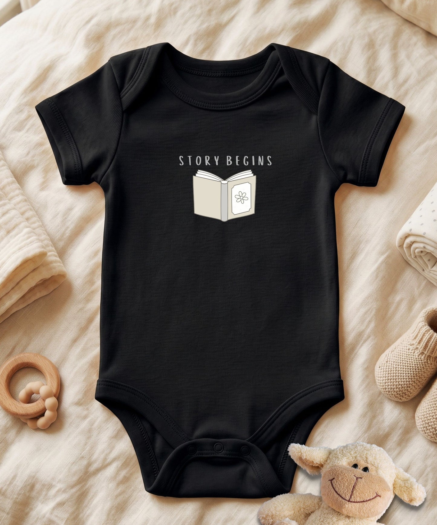 Personalized Baby Bodysuit (Name) Story Begins