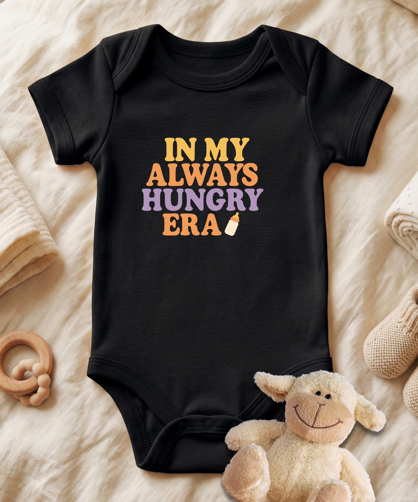 In My Always Hungry Era Baby Bodysuit