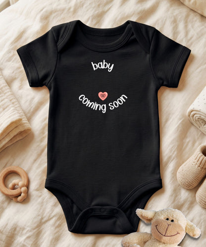 Baby Coming Soon Bodysuit Shower Gift