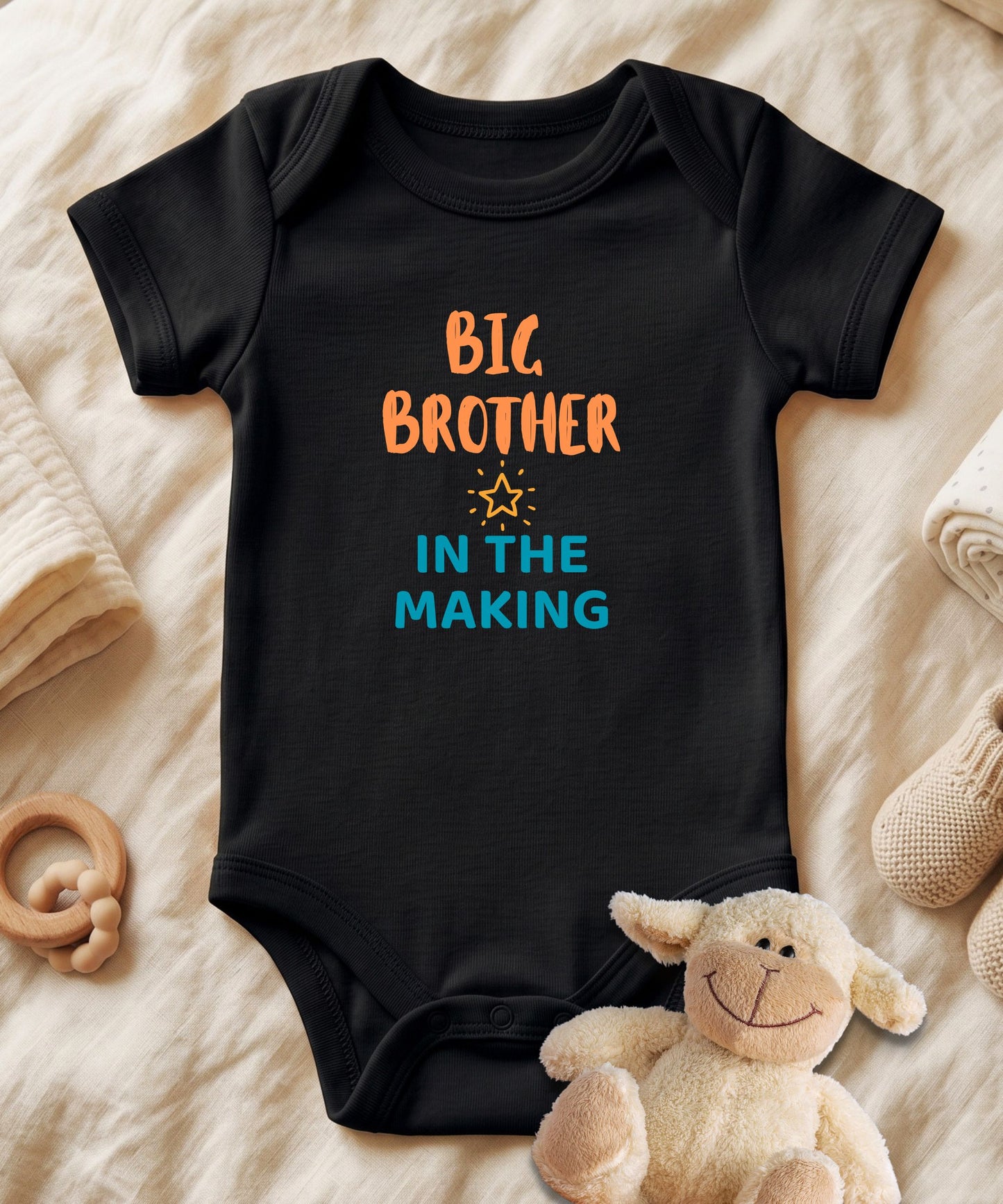 Big Brother in The Making Baby Bodysuit