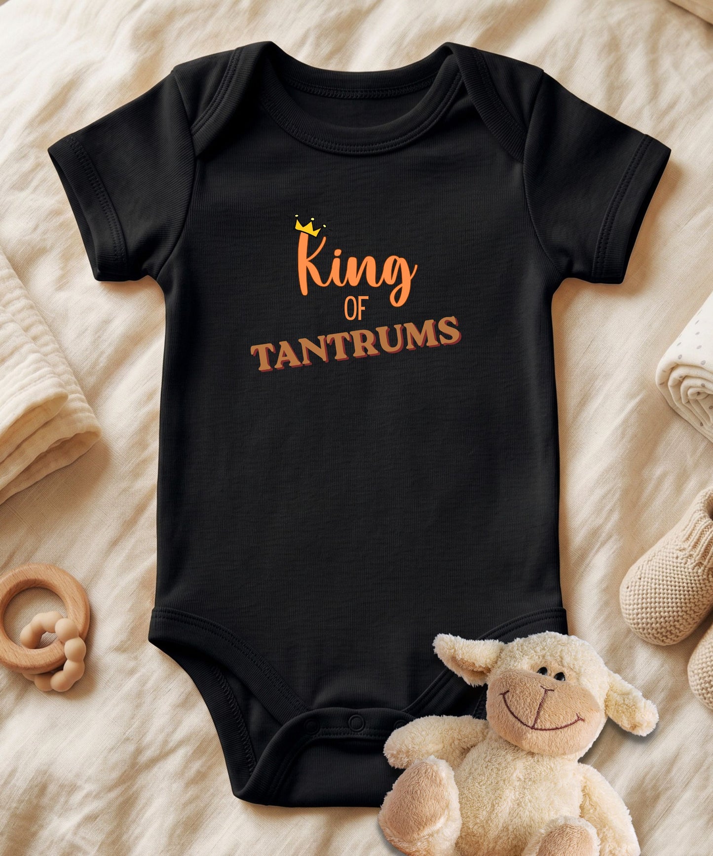 King Of Tantrums Baby Bodysuit