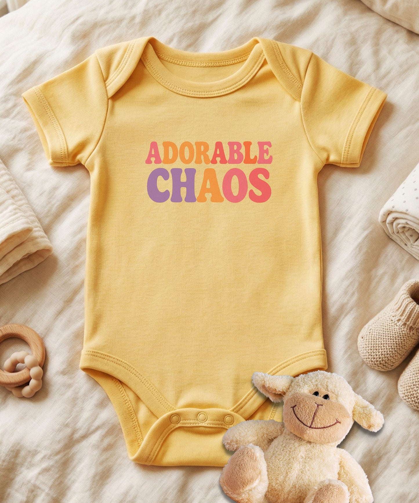 Adorable Chaos Baby Bodysuit