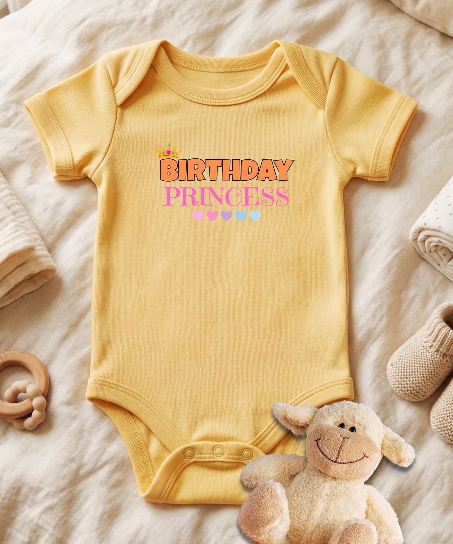 Birthday Princess Baby Bodysuit