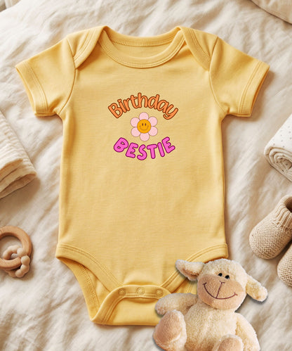 Birthday Bestie Baby Bodysuit