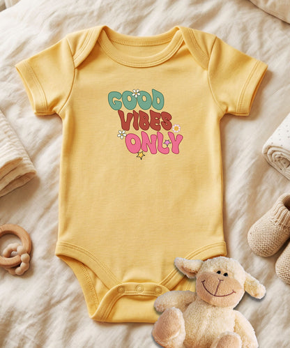 Good Vibes Only Baby Bodysuit