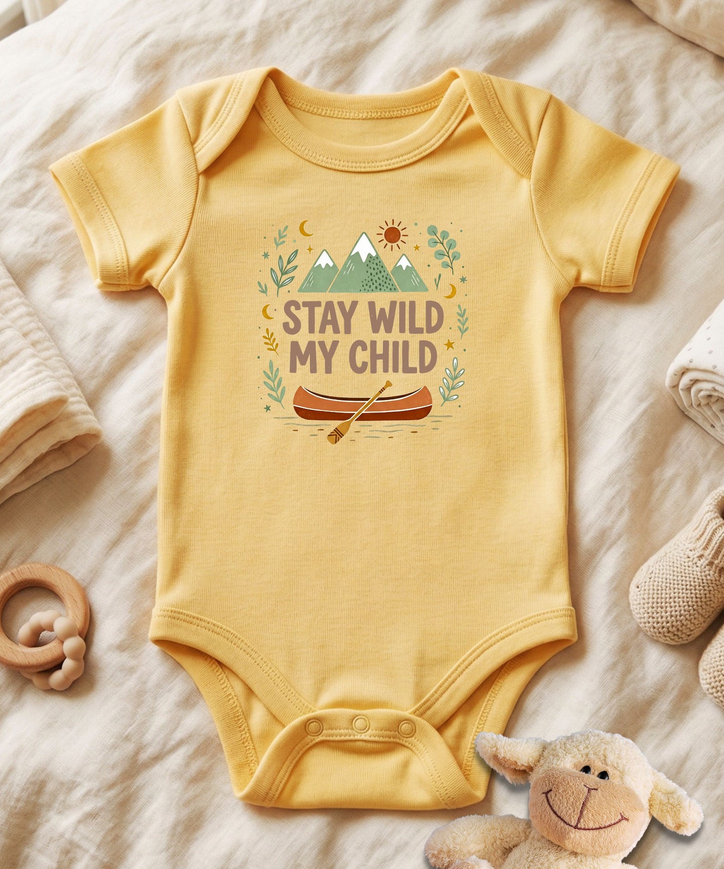 Stay Wild My Child Baby Bodysuit