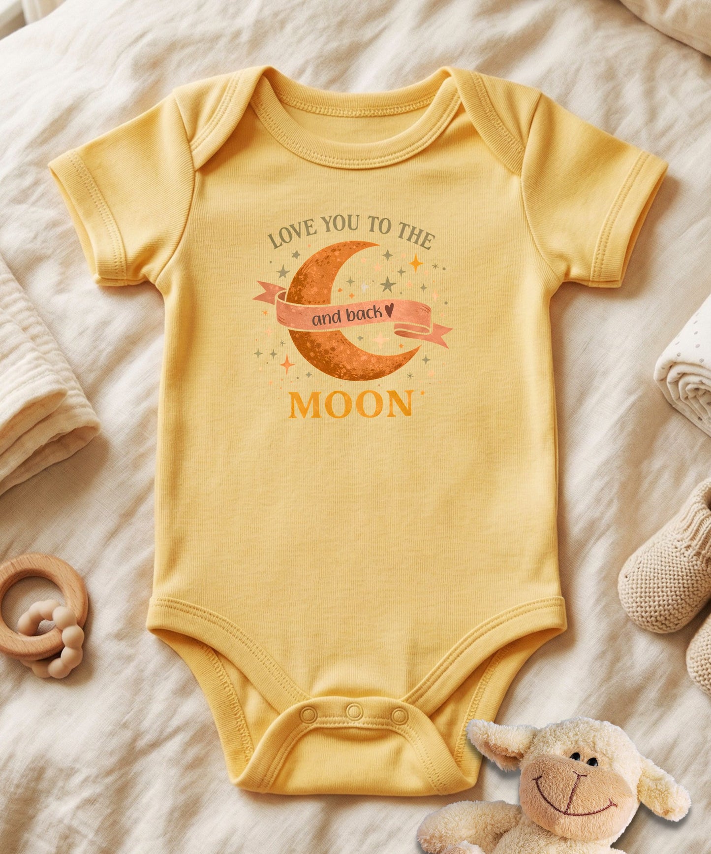 Love You to the Moon and Back Baby Bodysuit
