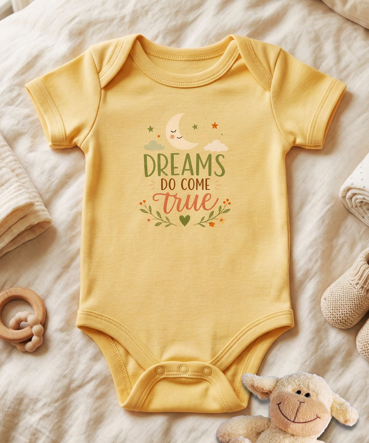 Dreams Do Come True Baby Bodysuit