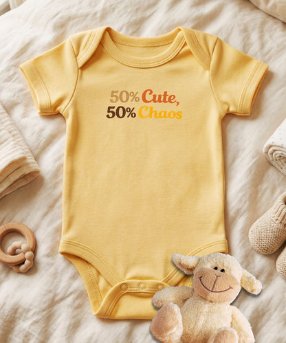 50% Cute Baby Bodysuit