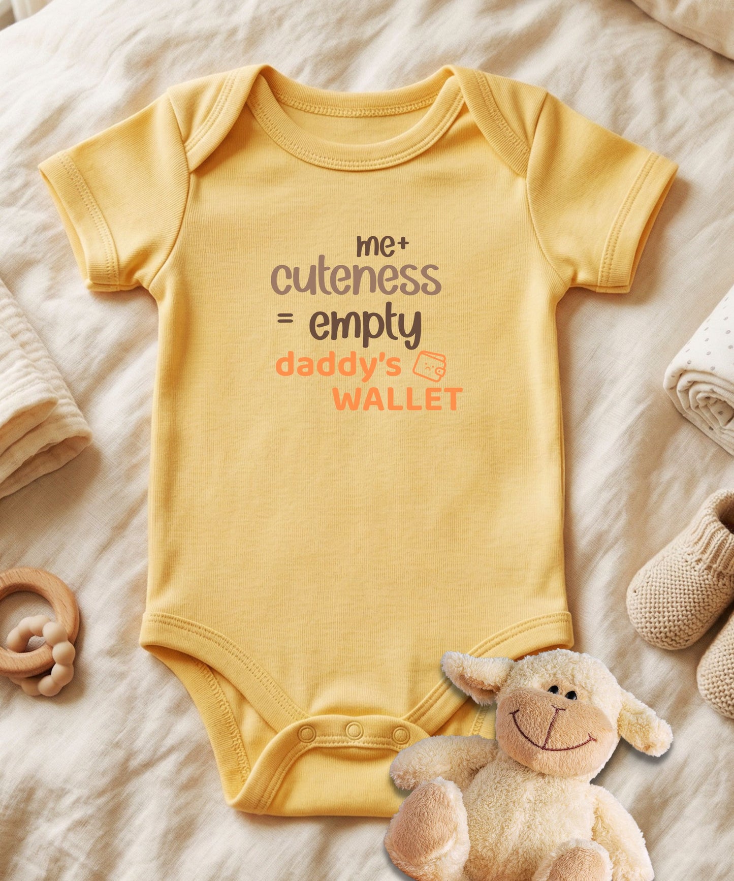 Empty Daddy's Wallet Baby Bodysuit