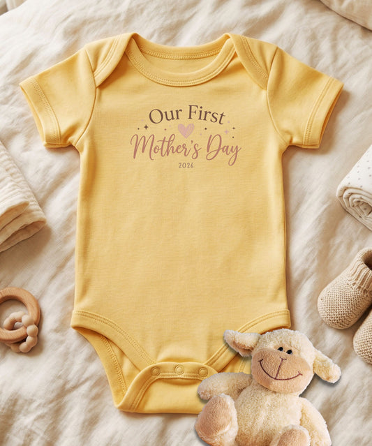 Our First Mother's Day Baby Bodysuit