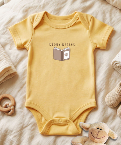 Personalized Baby Bodysuit (Name) Story Begins
