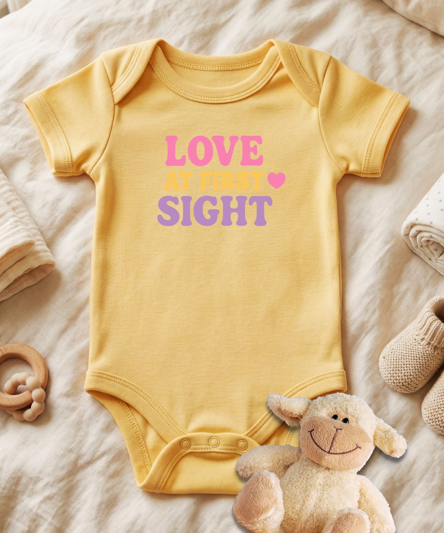 Love at First Sight Baby Bodysuit