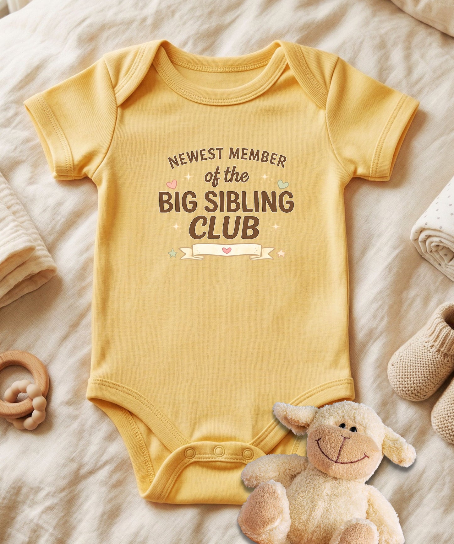 Big Sibling Club Baby Bodysuit