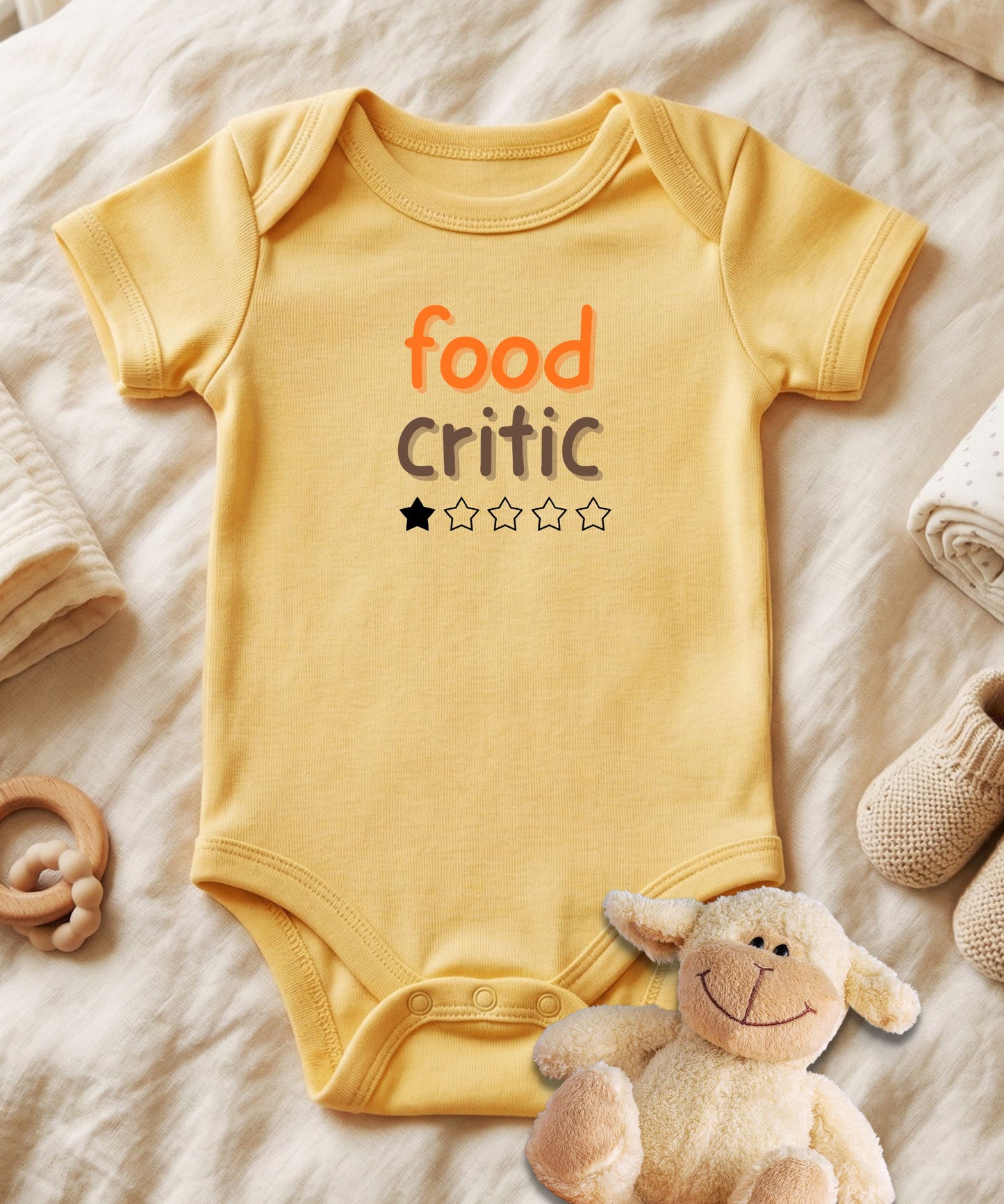 Food Critic Baby Bodysuit