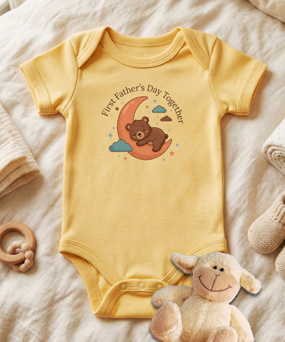 First Father's Day Together Baby Bodysuit