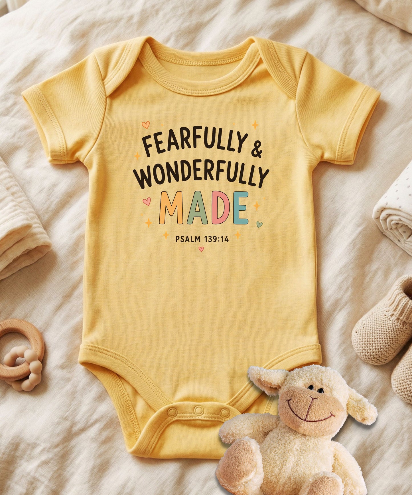 Fearfully and Wonderfully Made Baby Bodysuit