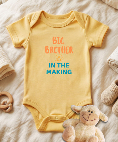 Big Brother in The Making Baby Bodysuit
