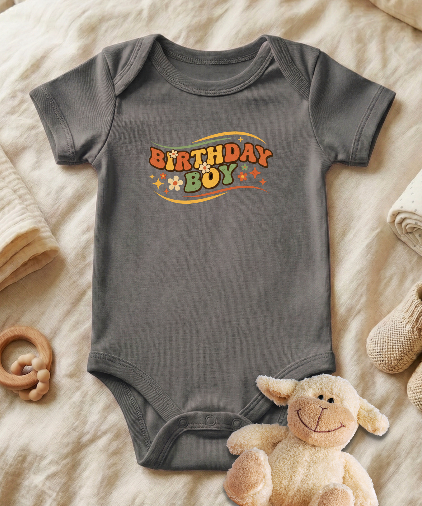Birthday Boy Baby Bodysuit