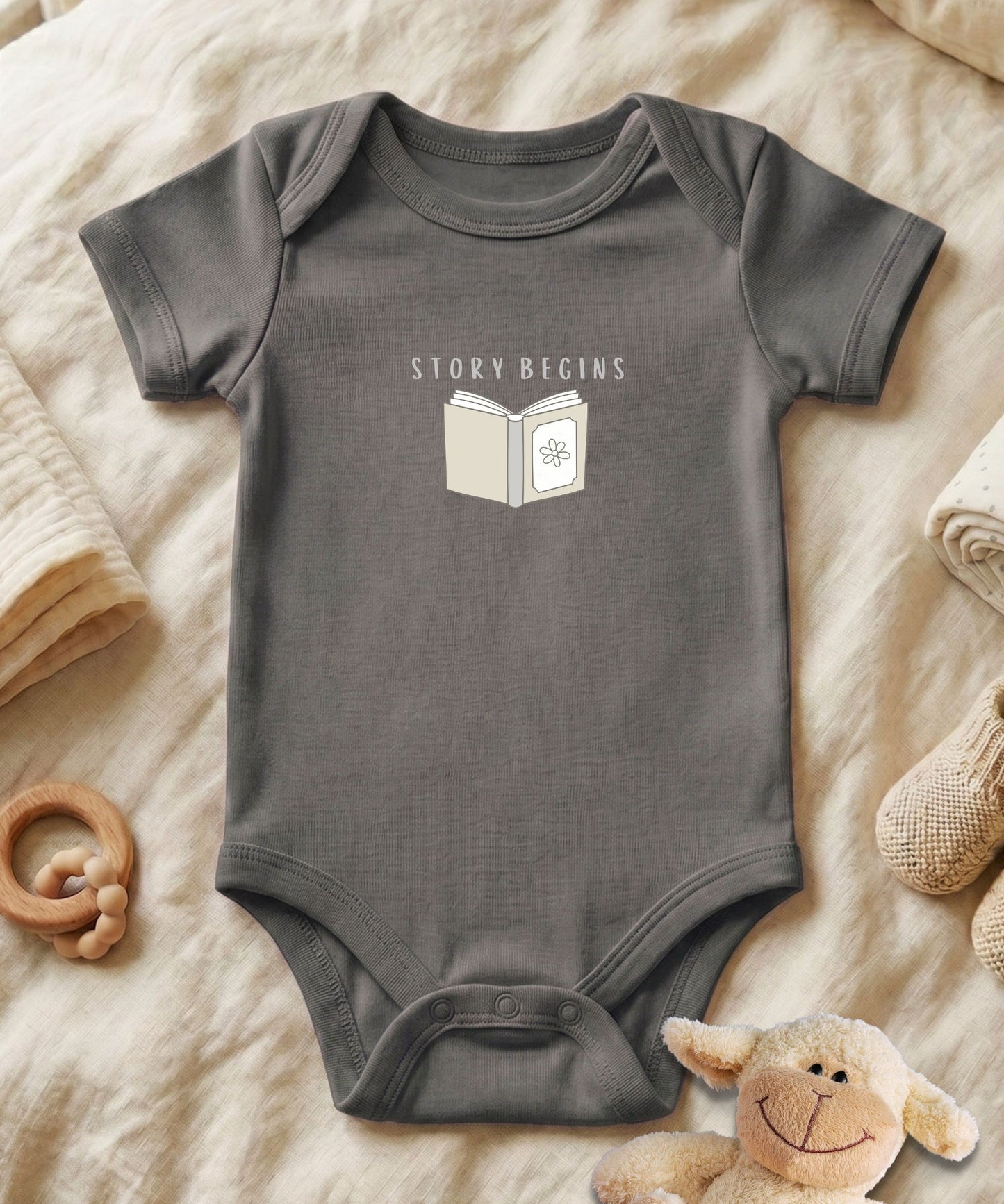 Personalized Baby Bodysuit (Name) Story Begins