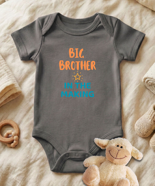 Big Brother in The Making Baby Bodysuit