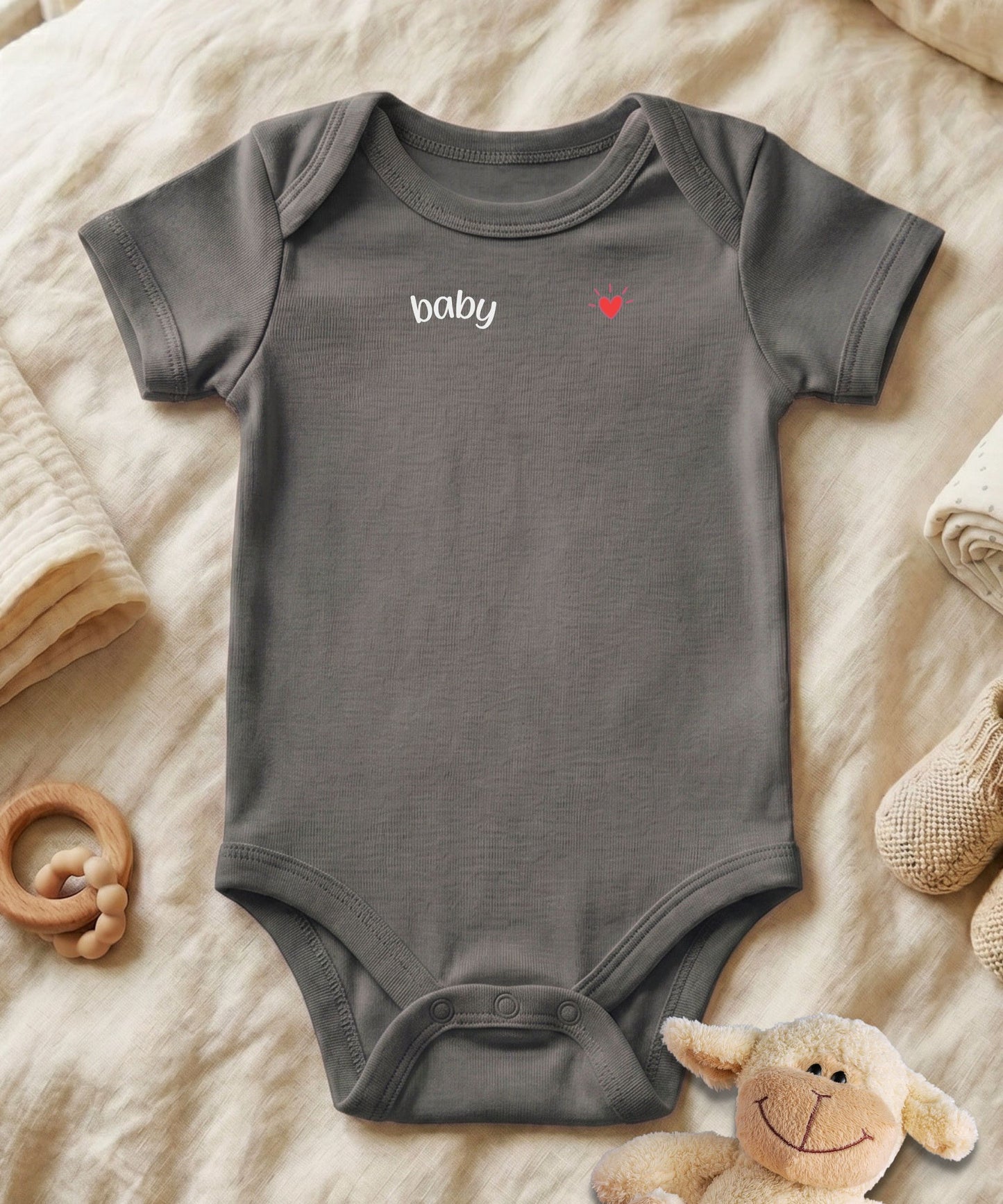 Personalized Baby Bodysuit Name & Date Milestone