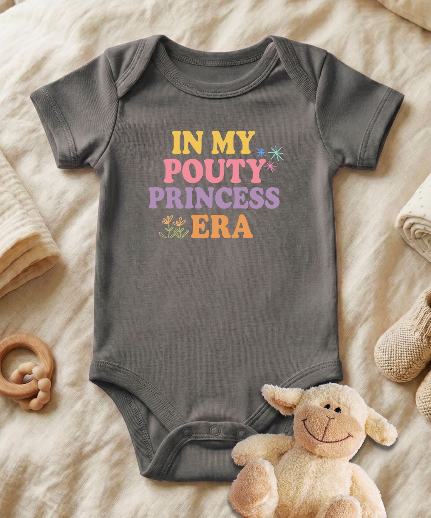 Pouty Princess Era Baby Bodysuit