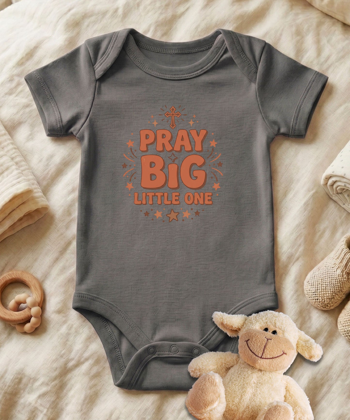 Pray Big Baby Bodysuit