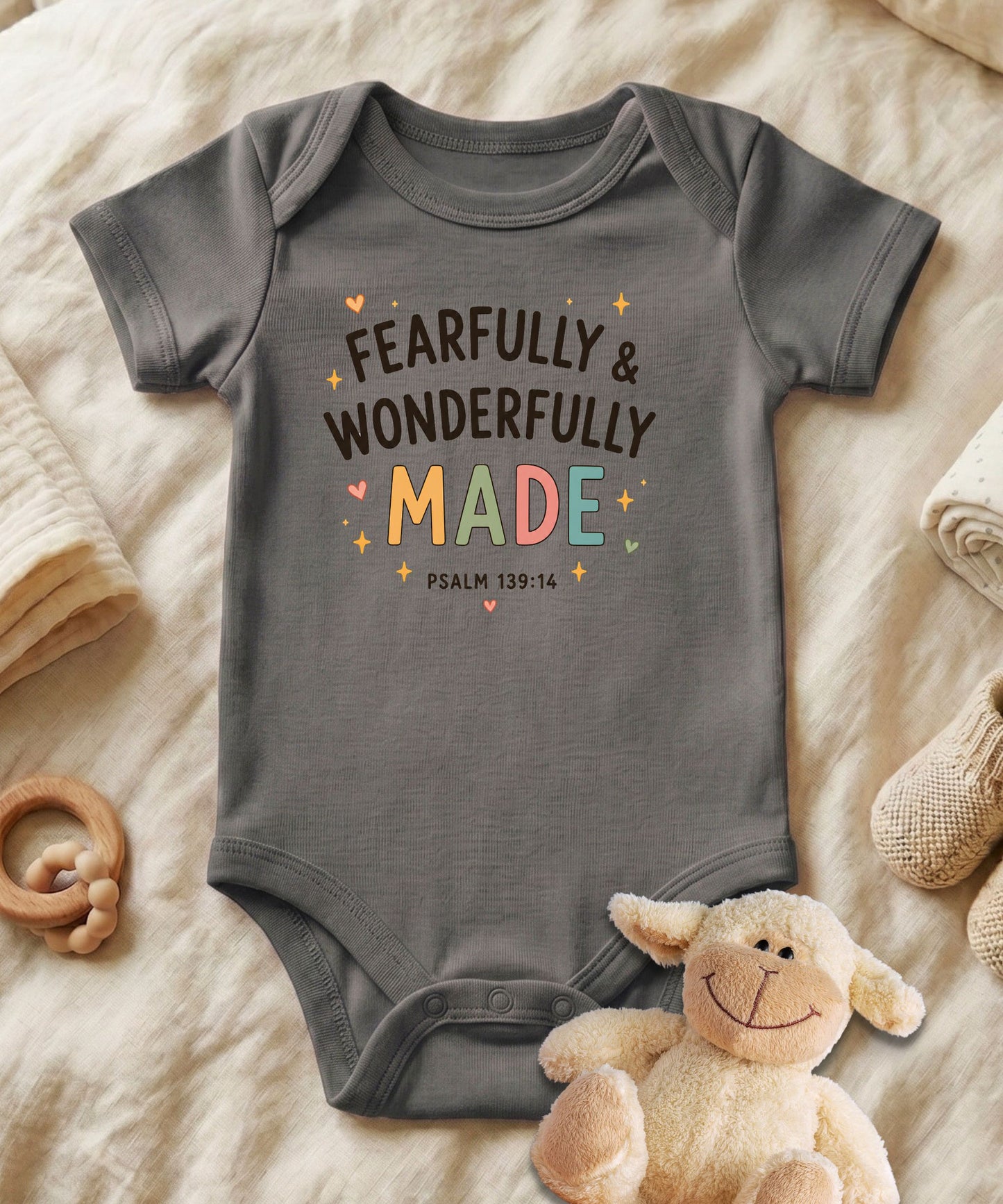 Fearfully and Wonderfully Made Baby Bodysuit