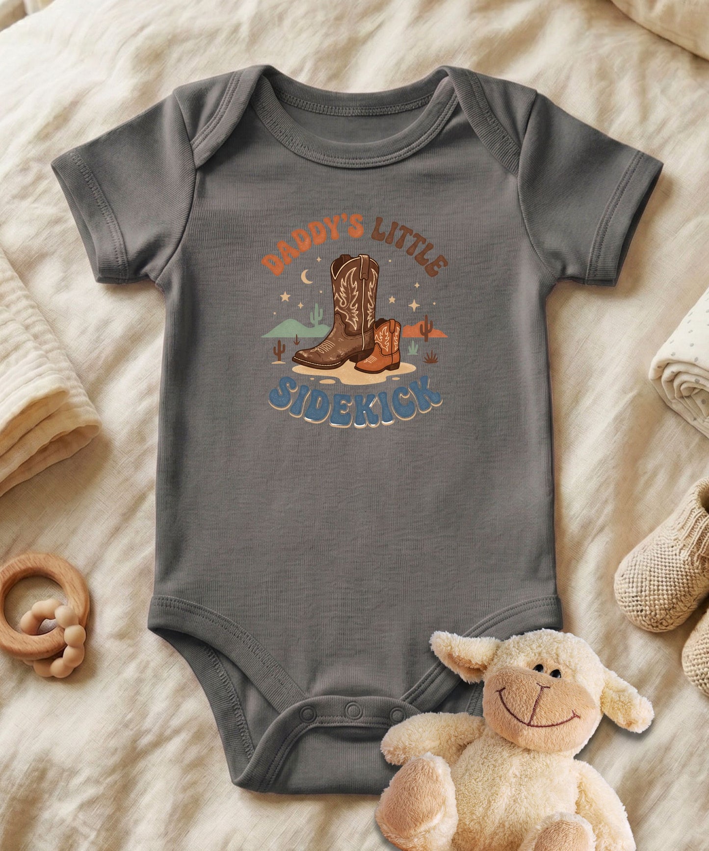 Daddy's Little Sidekick Baby Bodysuit