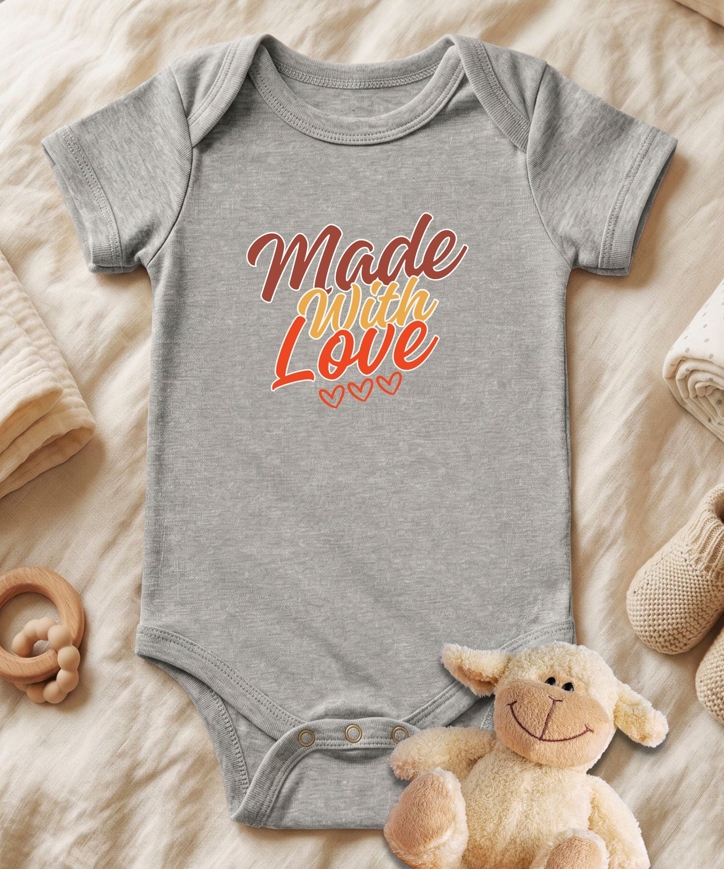 Made With Love Baby Bodysuit