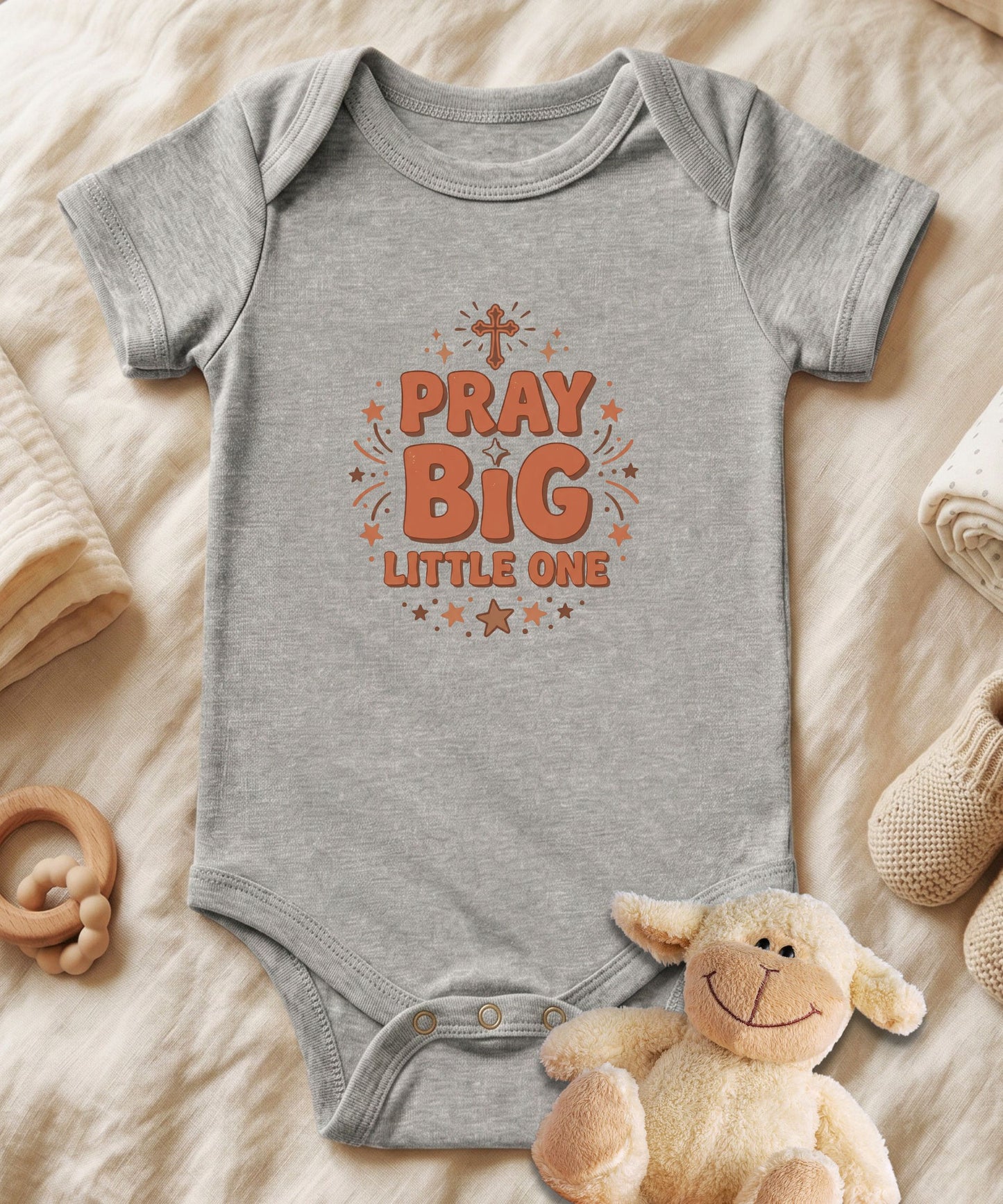 Pray Big Baby Bodysuit