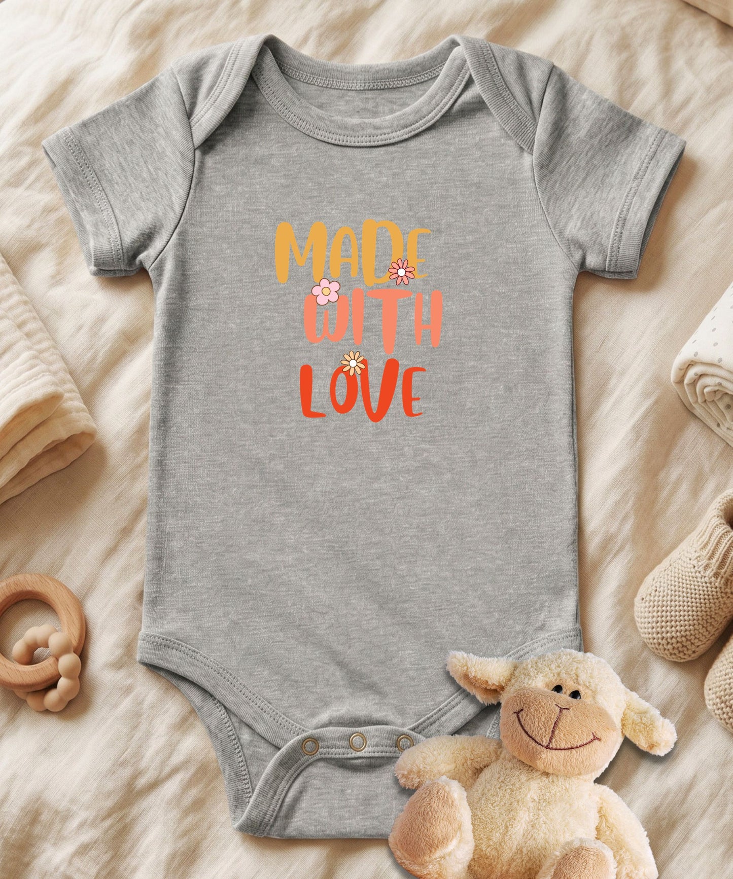 Made With Love Baby Bodysuit