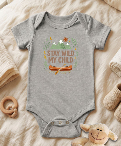 Stay Wild My Child Baby Bodysuit