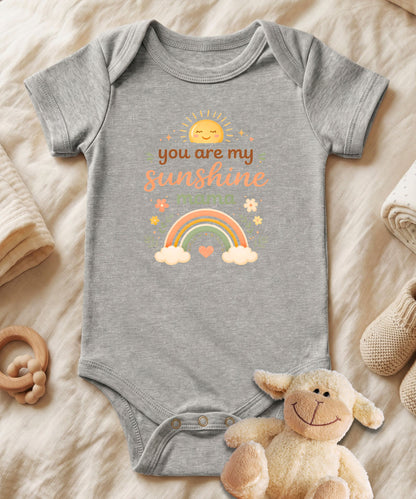 You Are My Sunshine Mama Baby Bodysuit