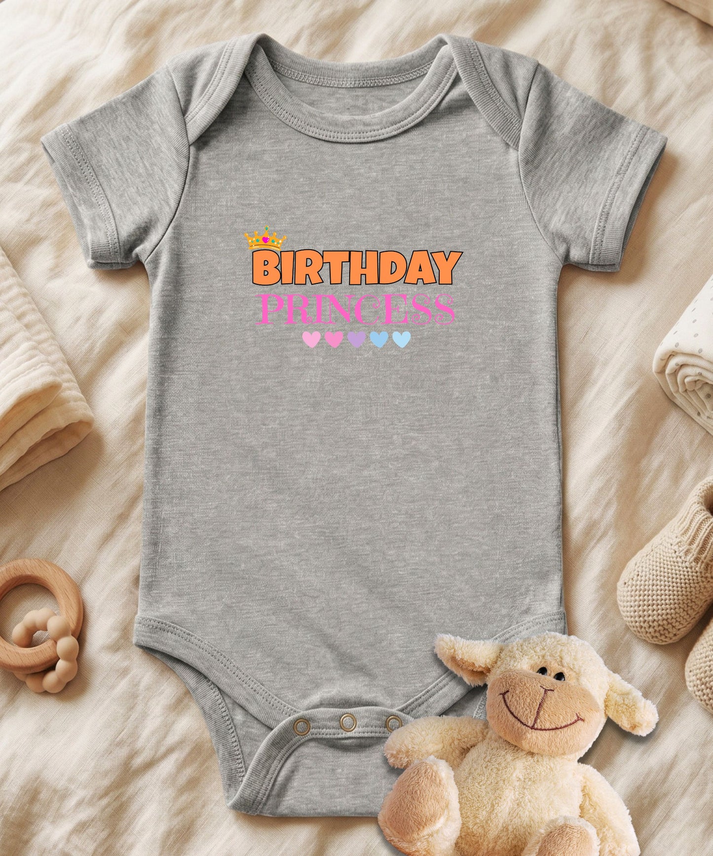 Birthday Princess Baby Bodysuit
