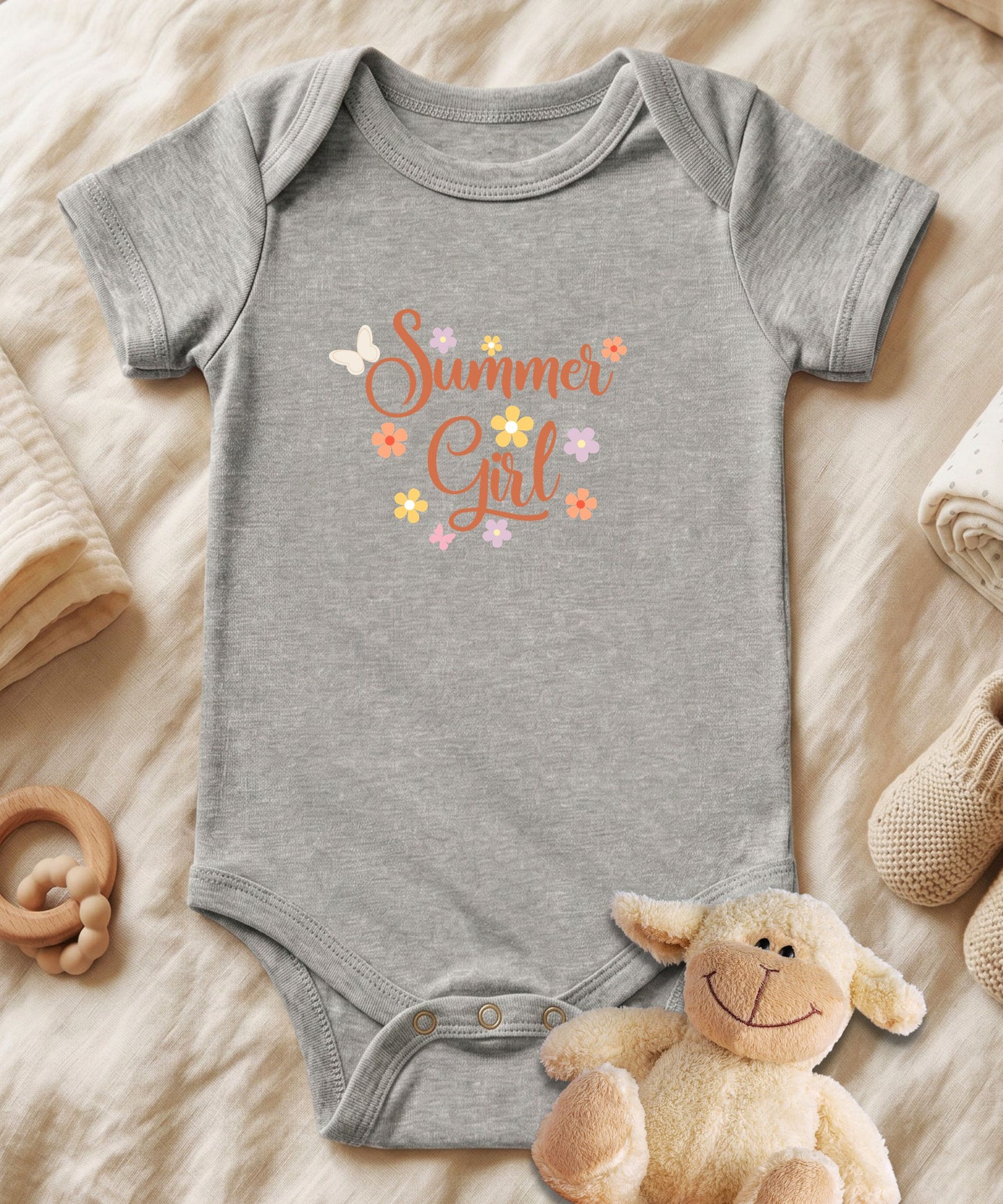 Summer Girl Baby Bodysuit