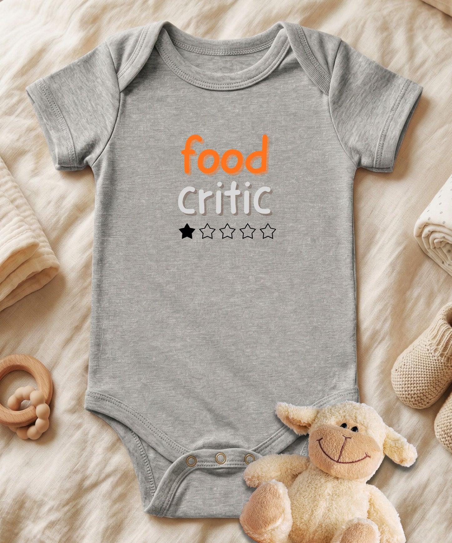 Food Critic Baby Bodysuit