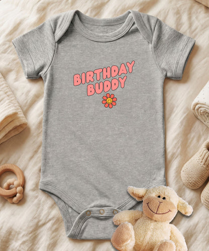 Birthday Buddy Baby Bodysuit