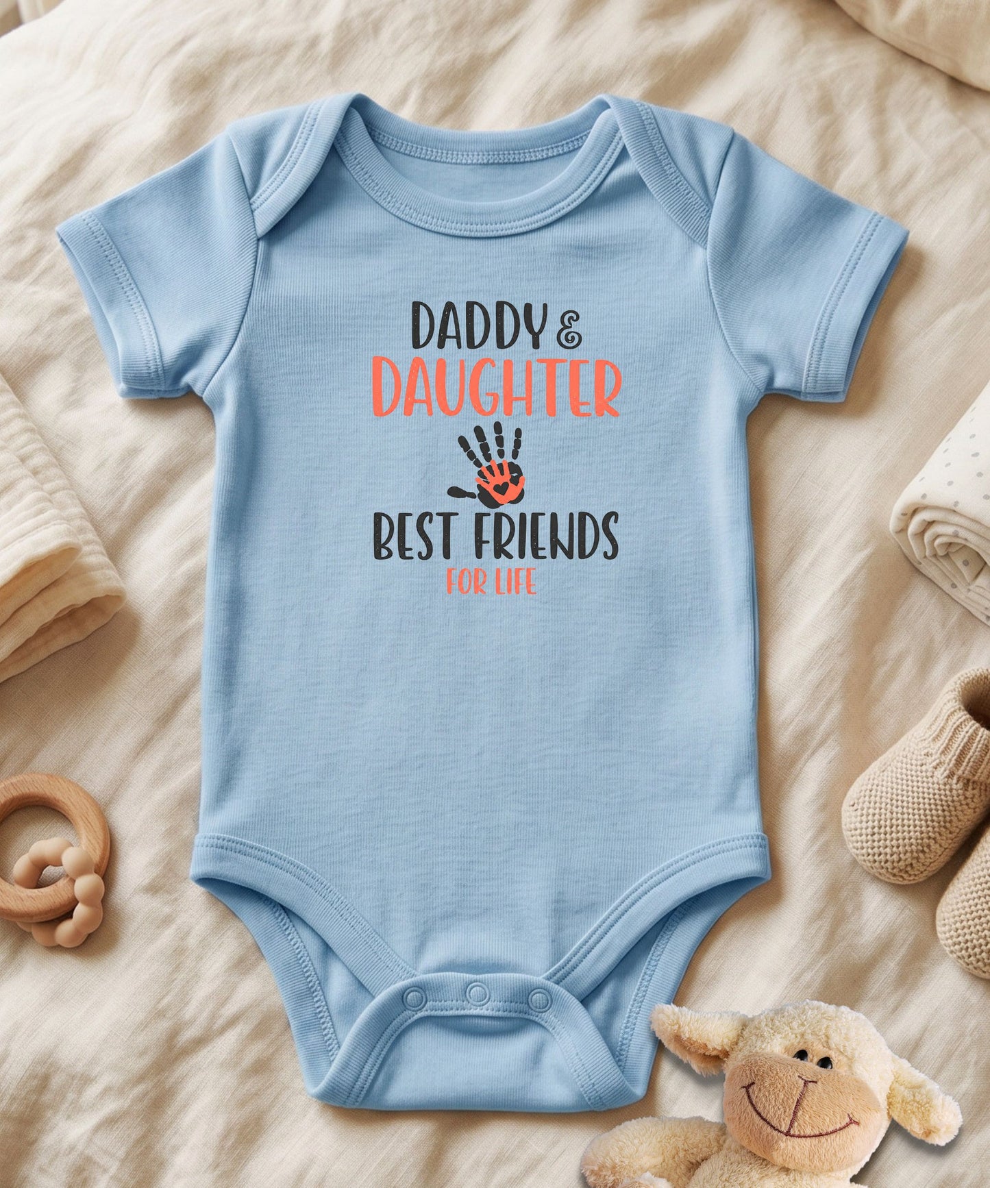Daddy & Daughter Best Friends Baby Bodysuit