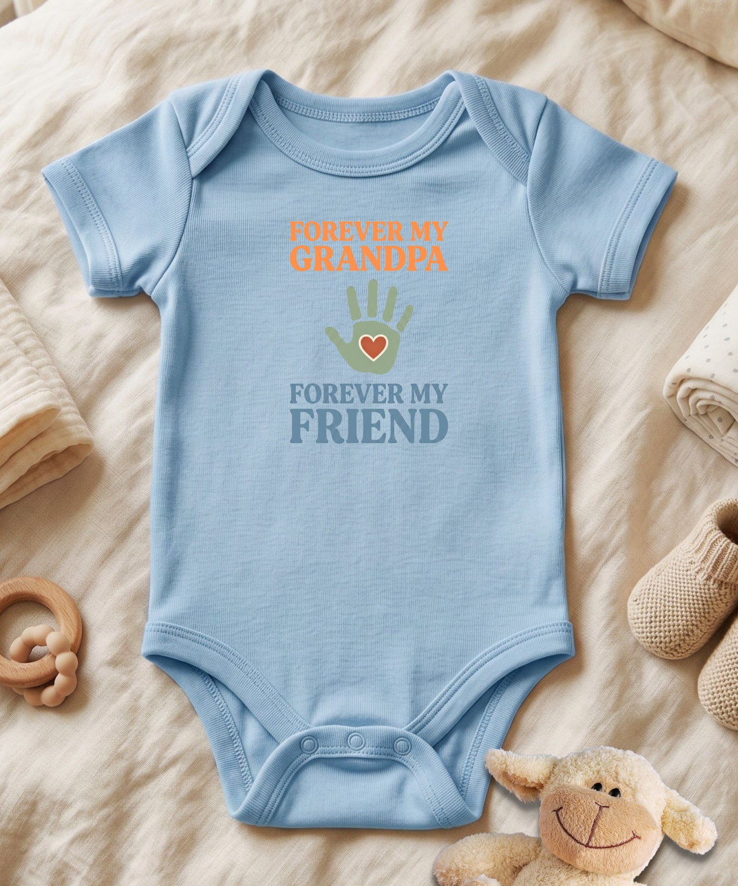 Forever my Grandpa Baby Bodysuit